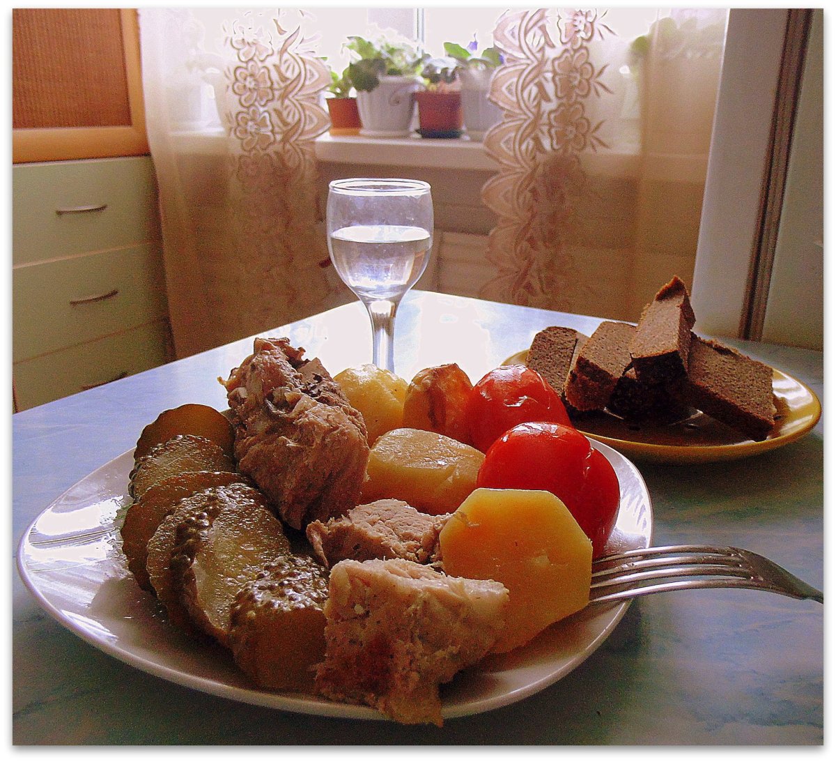 Завтрак с водочкой