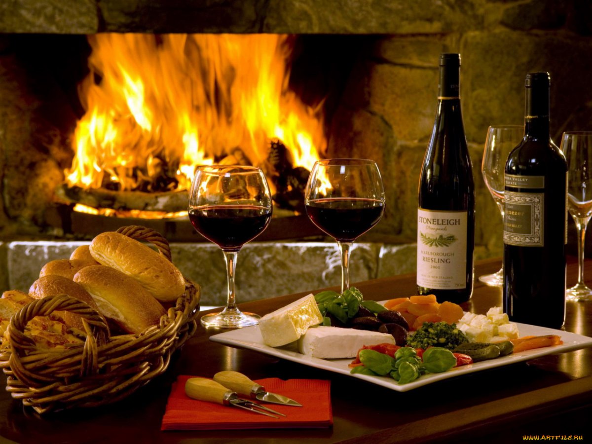 Раскраски по номерам камин