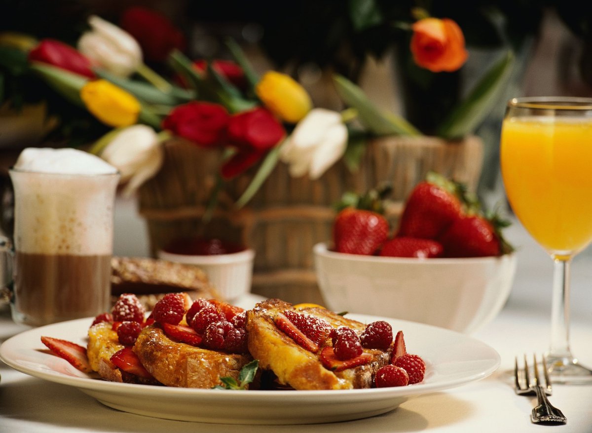 Красивая еда в ресторане