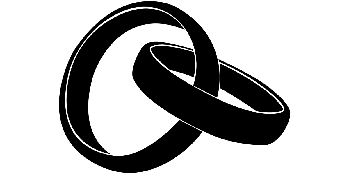 Обручальные кольца рисунок