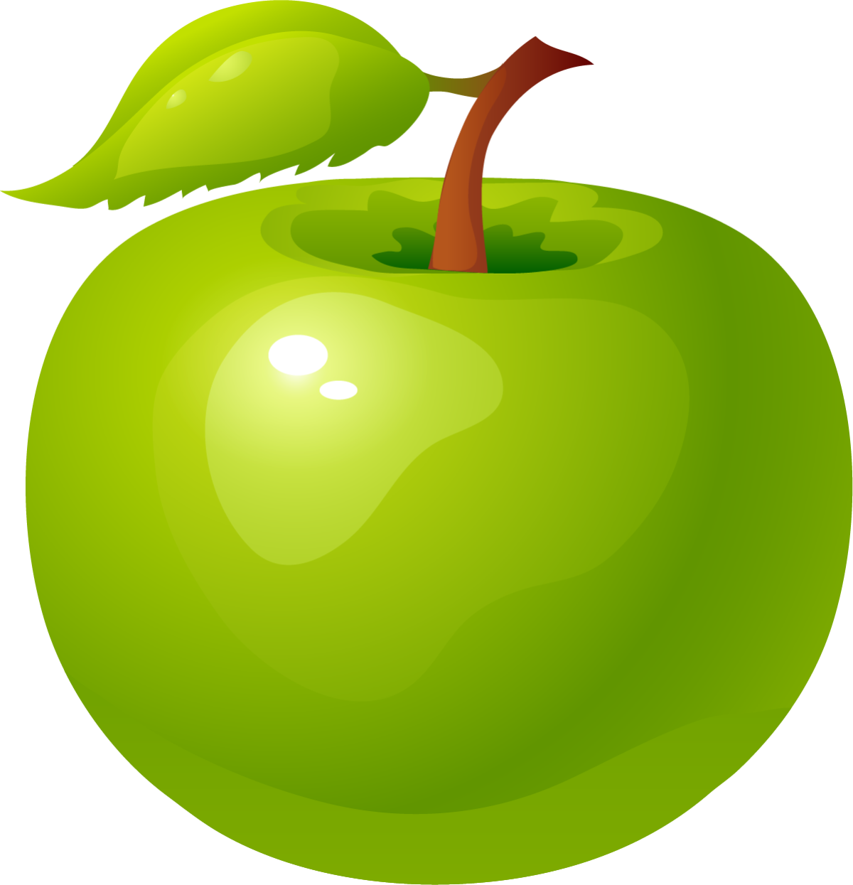 Яблоки мультяшные