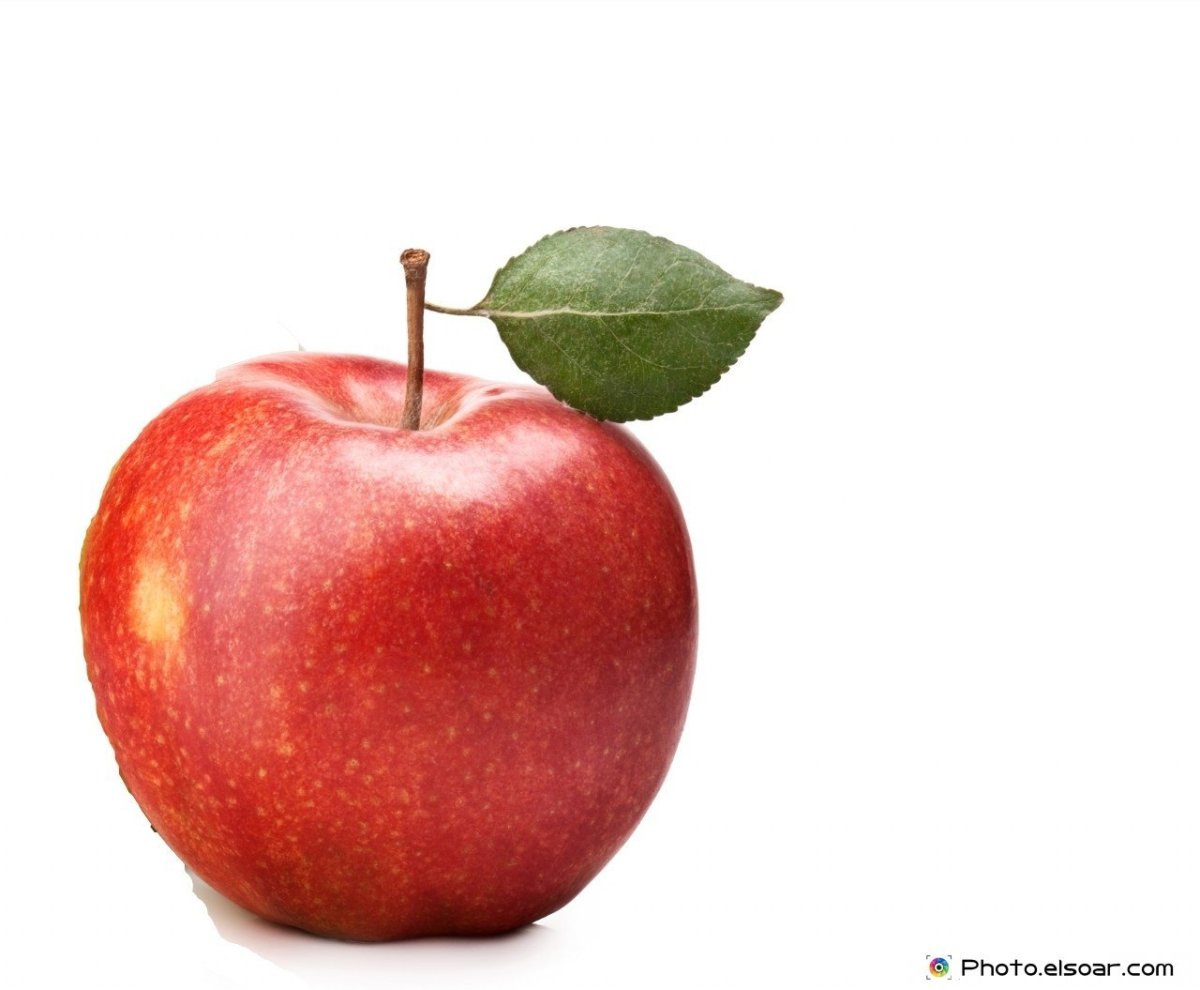 Яблоко красно желтое