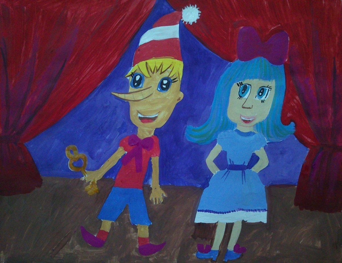 Буратино иллюстрации к сказке