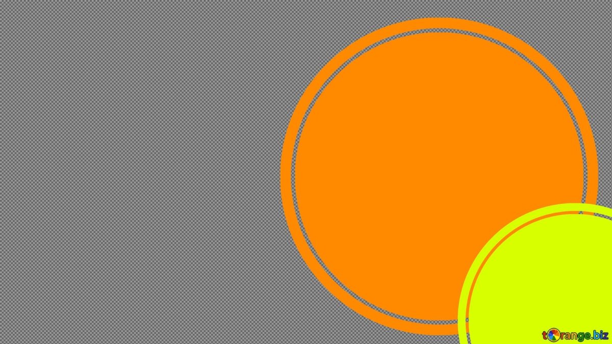 Оранжевый круг для фотошопа