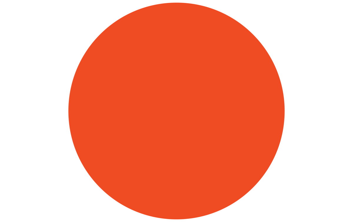 Оранжевый круг без фона