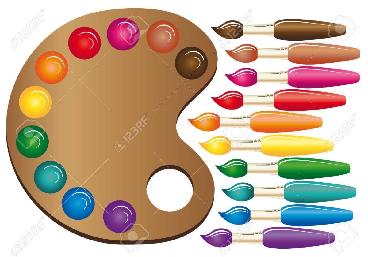 Палитра красок для детей