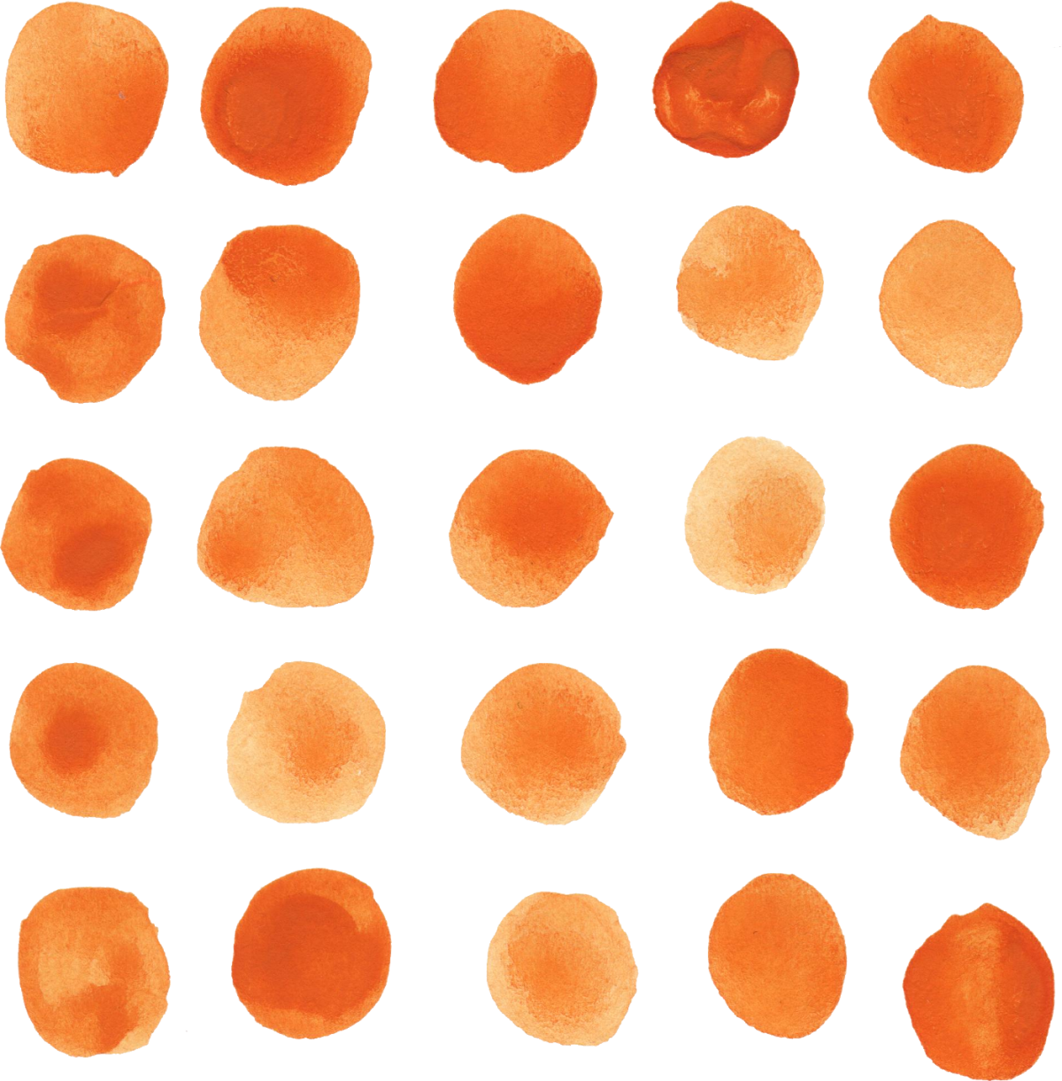 Оранжевые кружочки