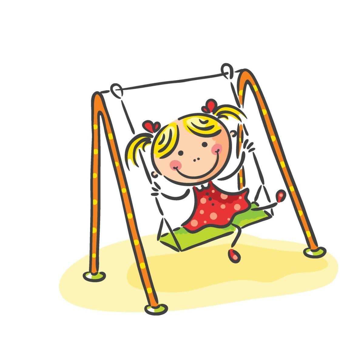 Качели мультяшные