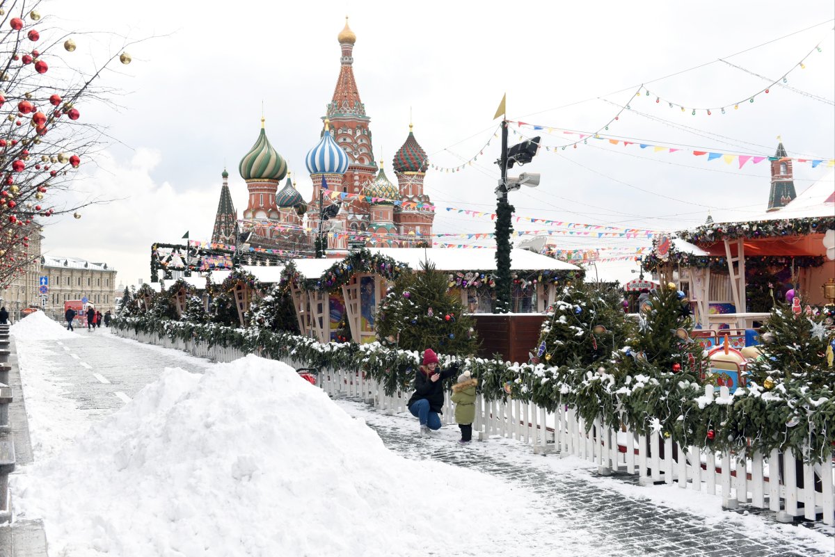 Москва зимой