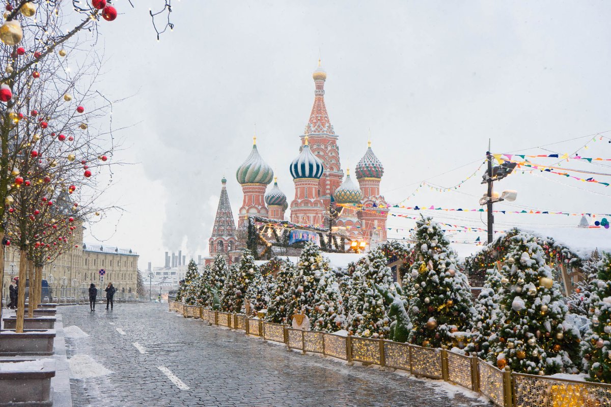 Зима в Москве