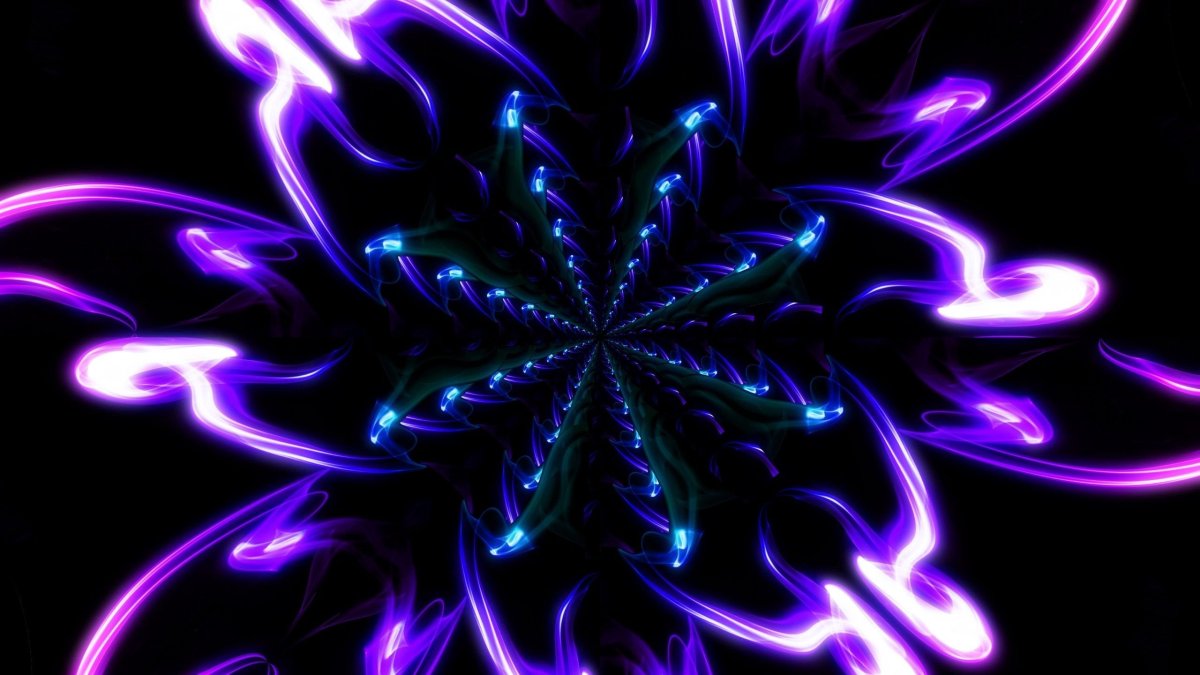 Неоновые обои на телефон