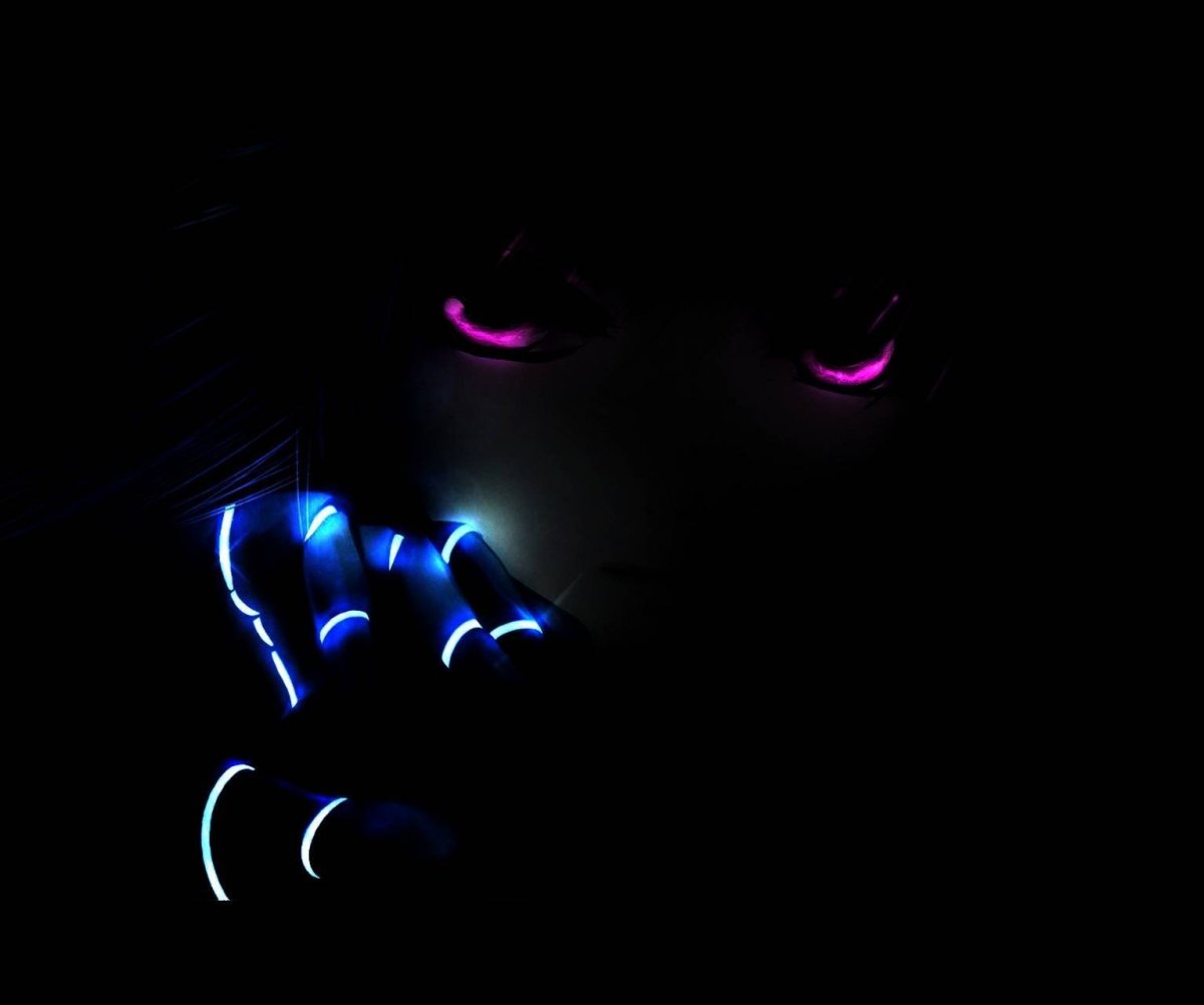 Фон темный неон