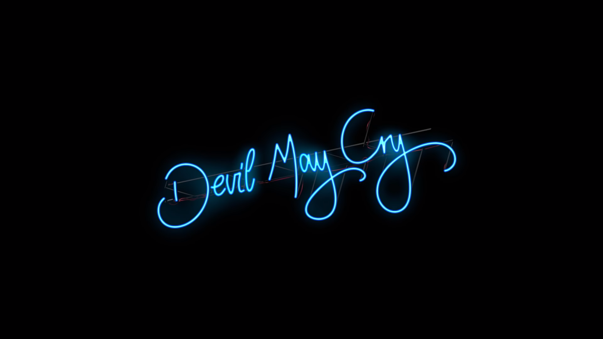Devil May Cry неоновая вывеска