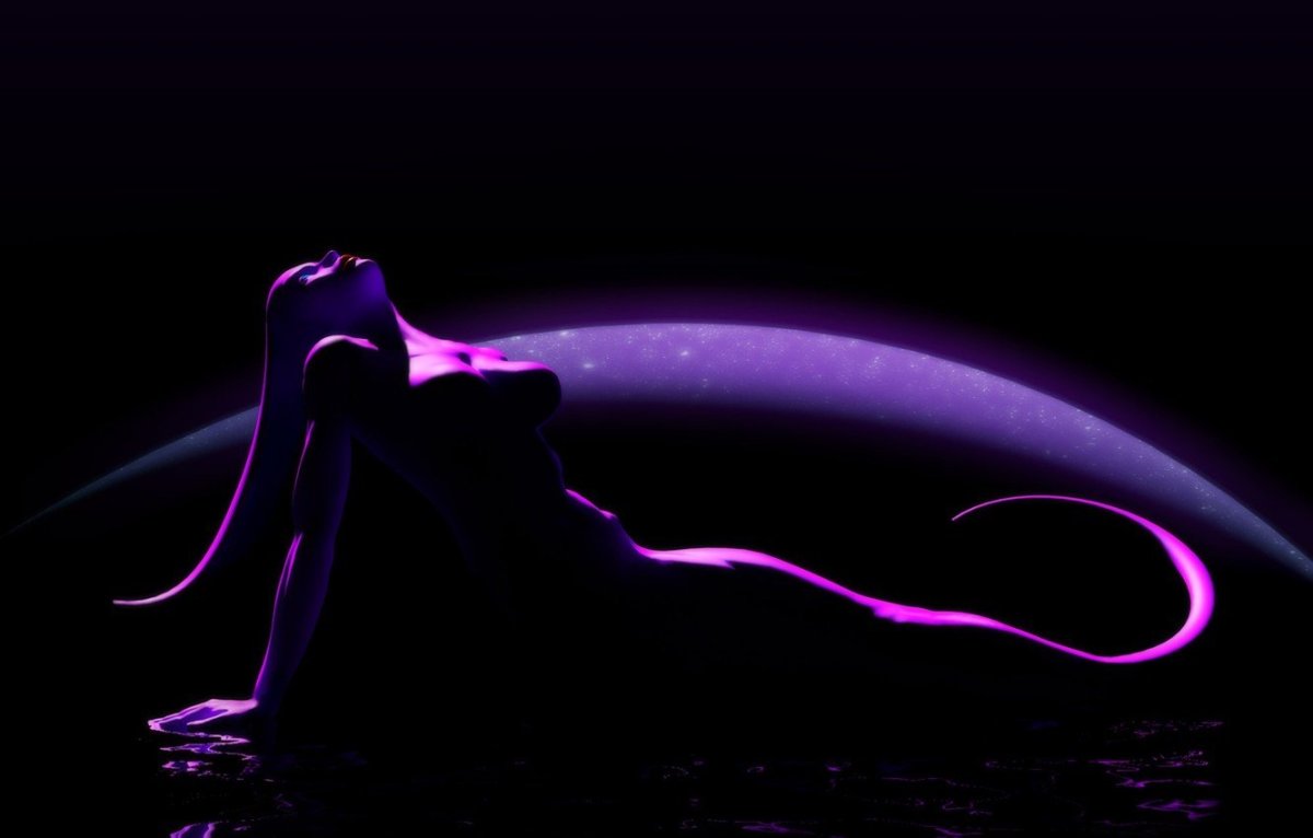 Неон в темноте