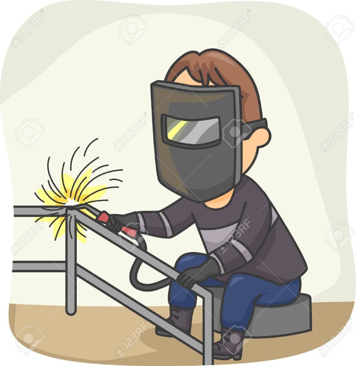 Сварщик картинки карандашом