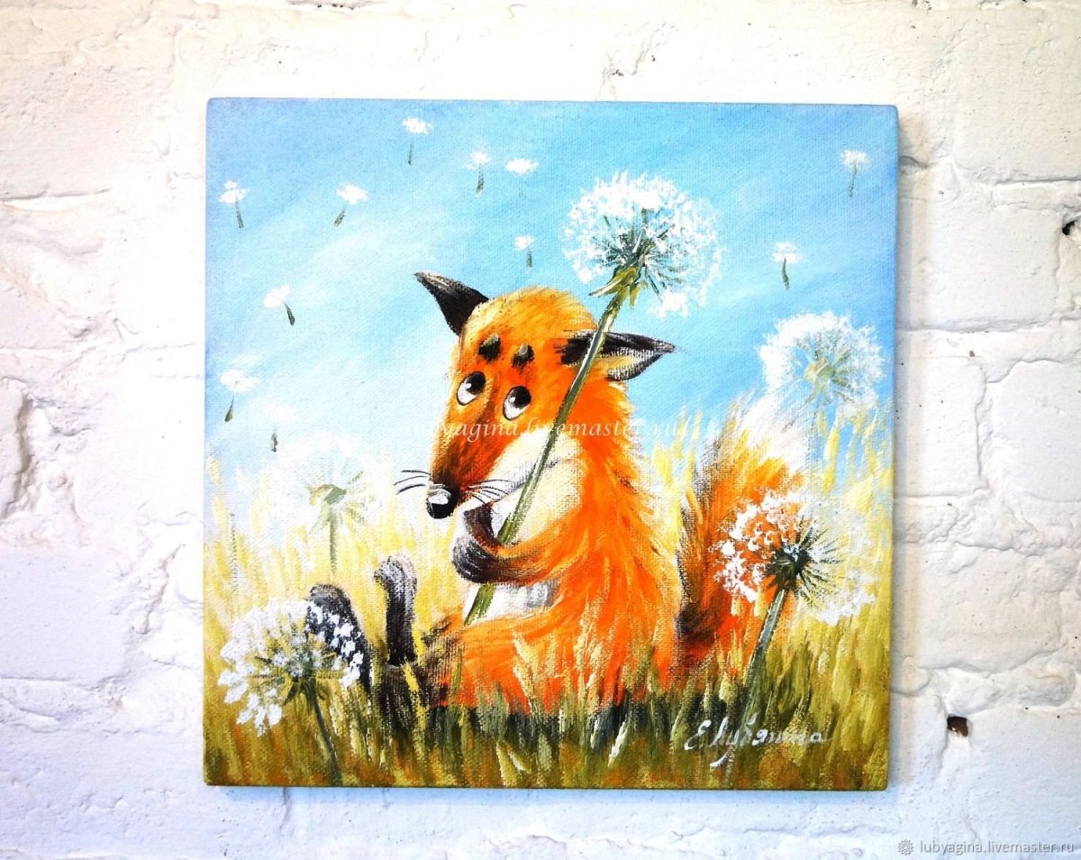 Лиса прикольные рисунки