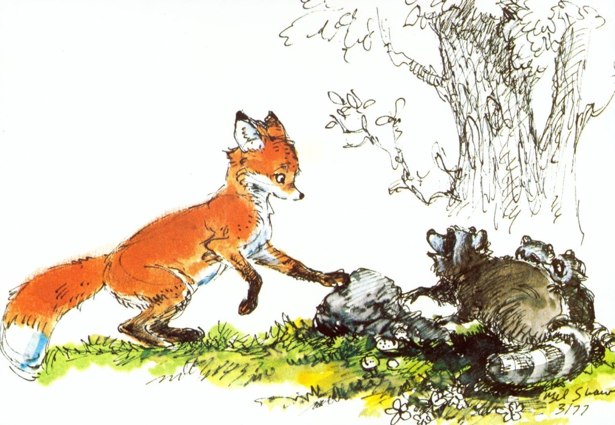 Лиса абстракция