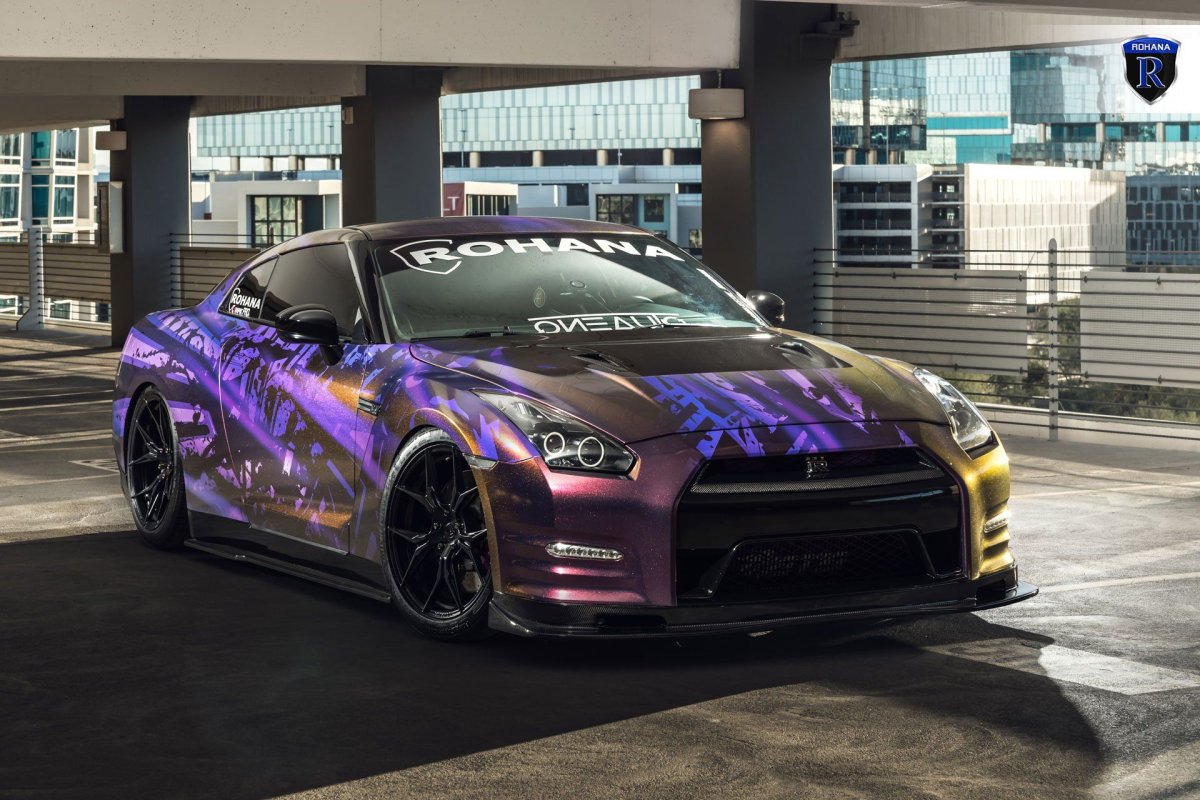 Nissan r35 gt-r Wrap