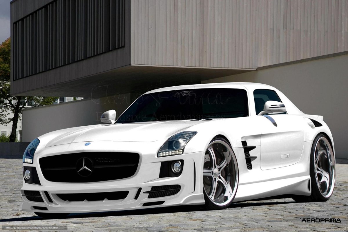 Тюнингованный Мерседес Бенц