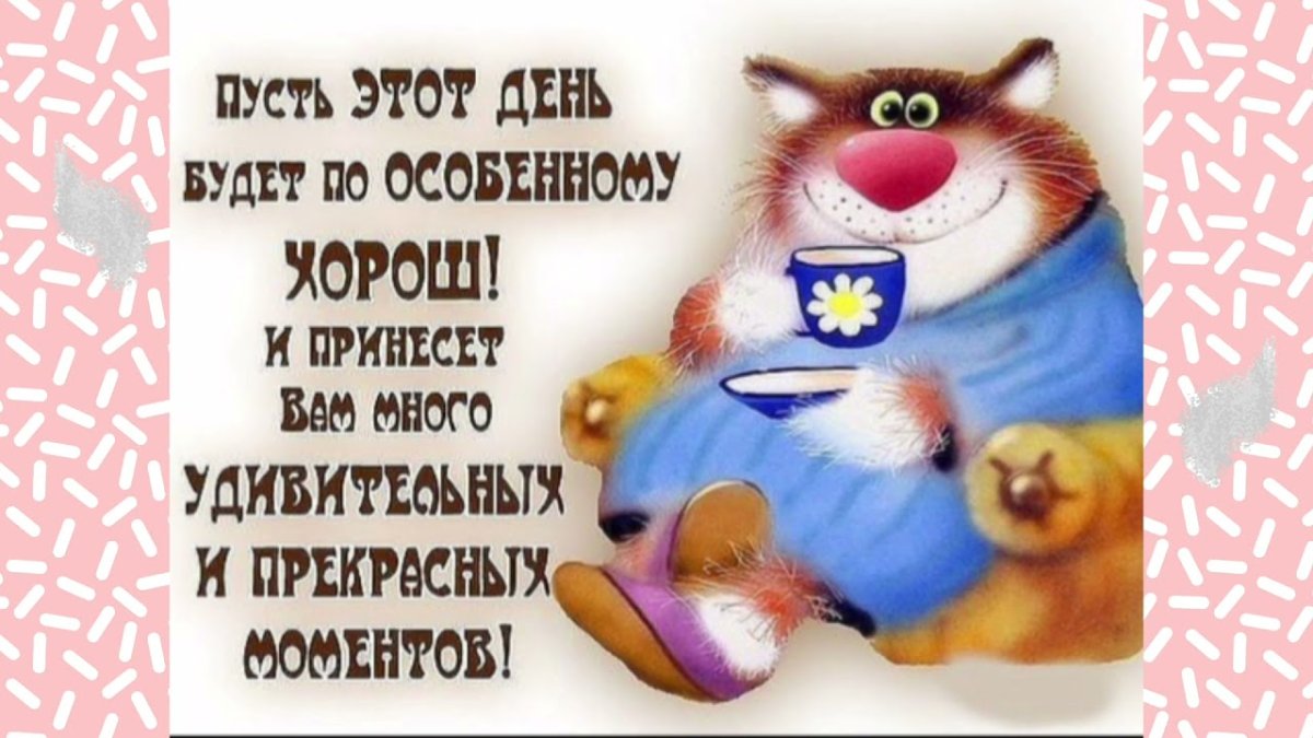 С добрым утром вторника