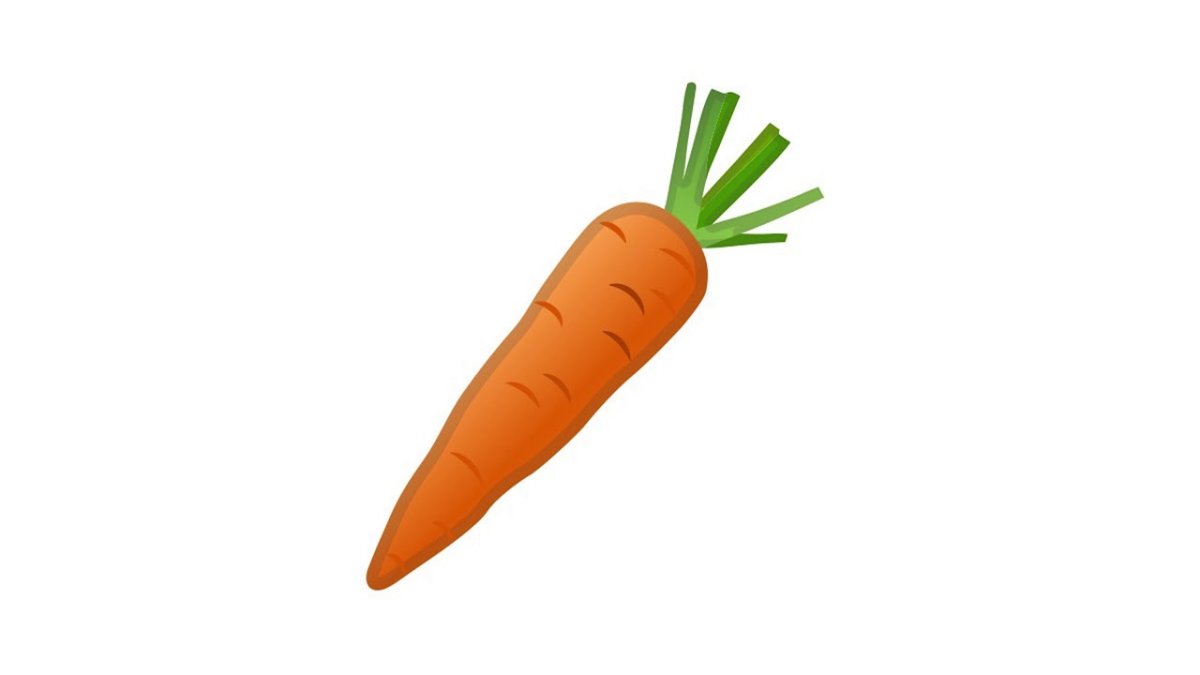 Смайлик морковка