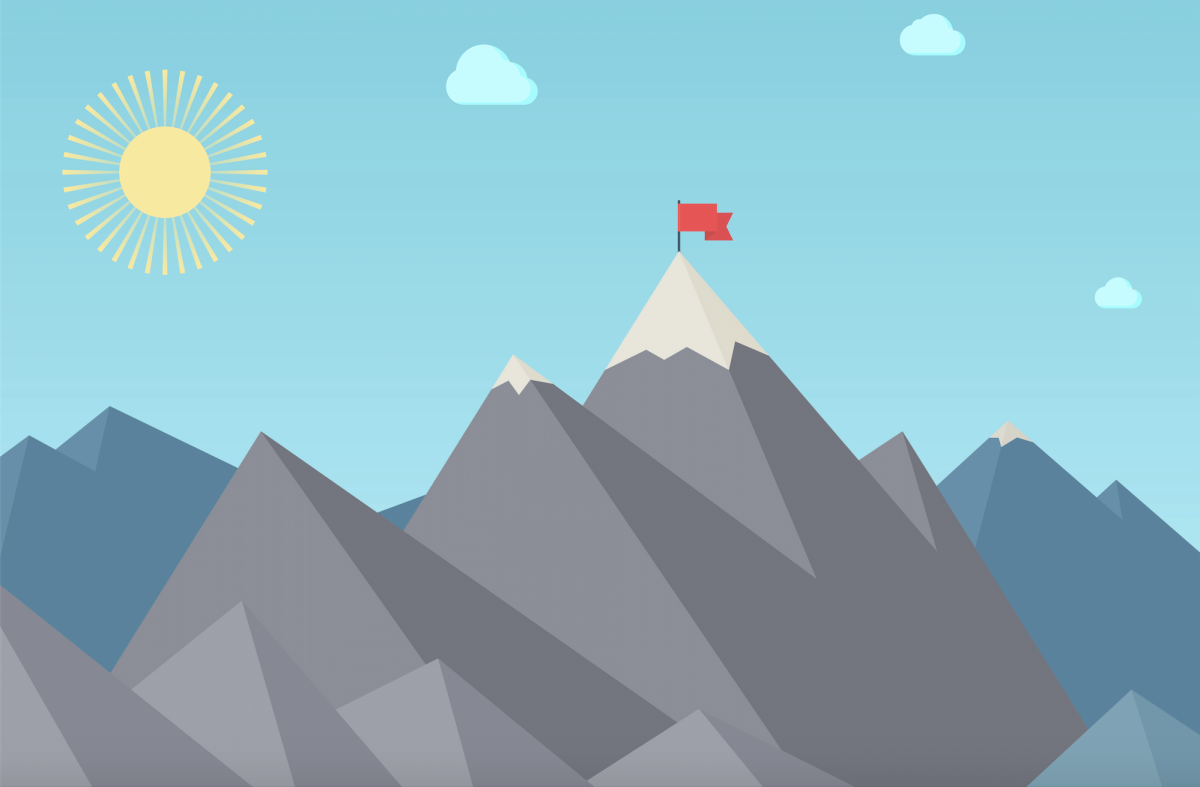 Гора цель вектор