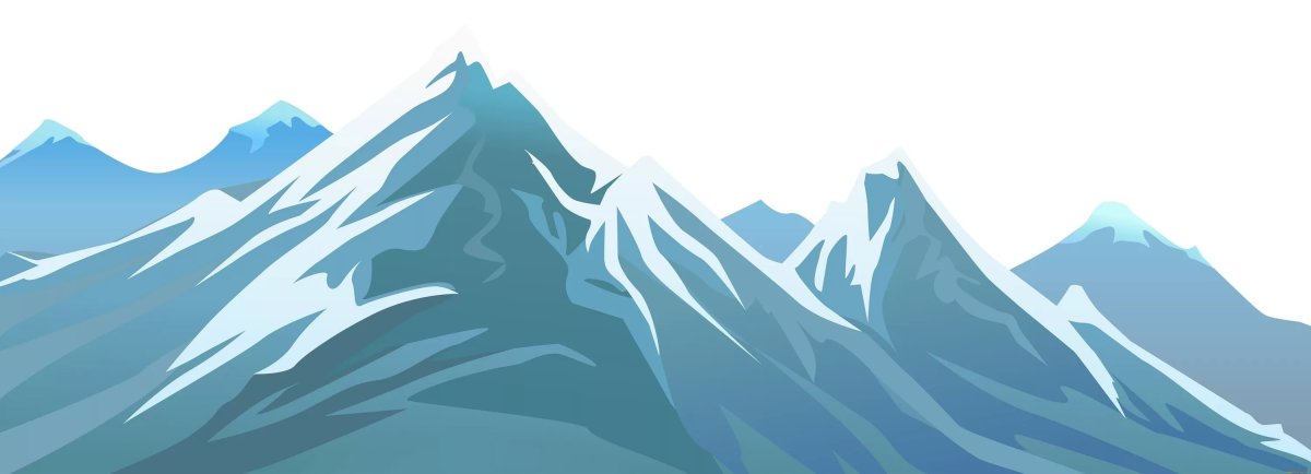 Горы векторное изображение