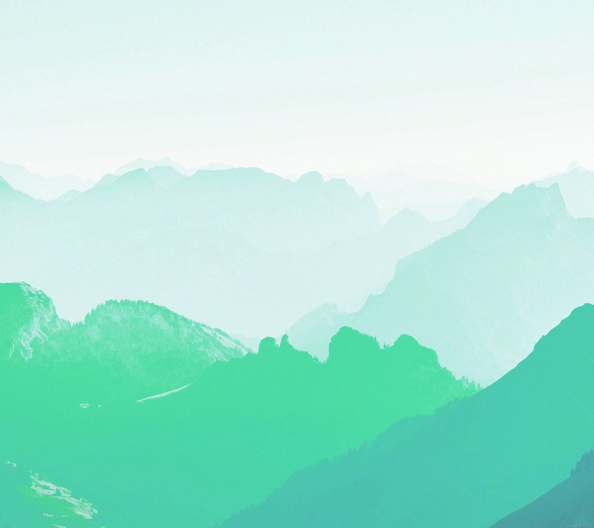 Бирюзовый Минимализм