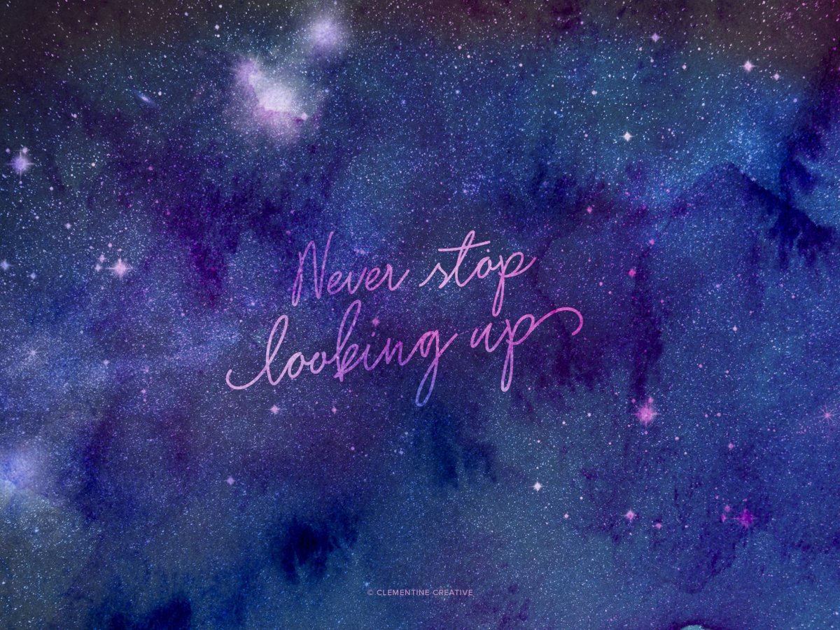 Цитаты на космическом фоне