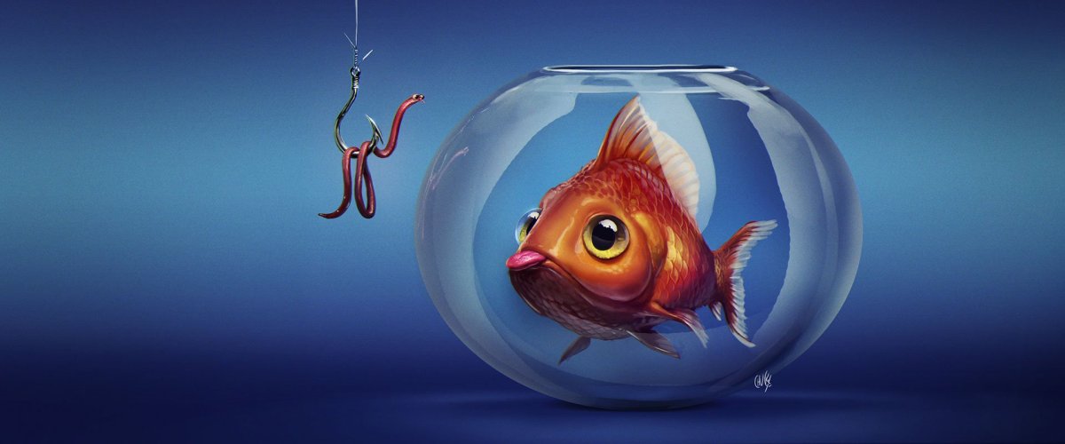 Золотая рыбка крючком
