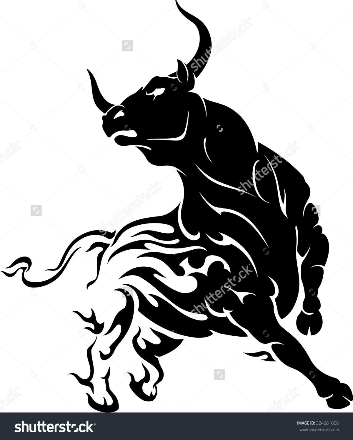 Телец иллюстрации девушка