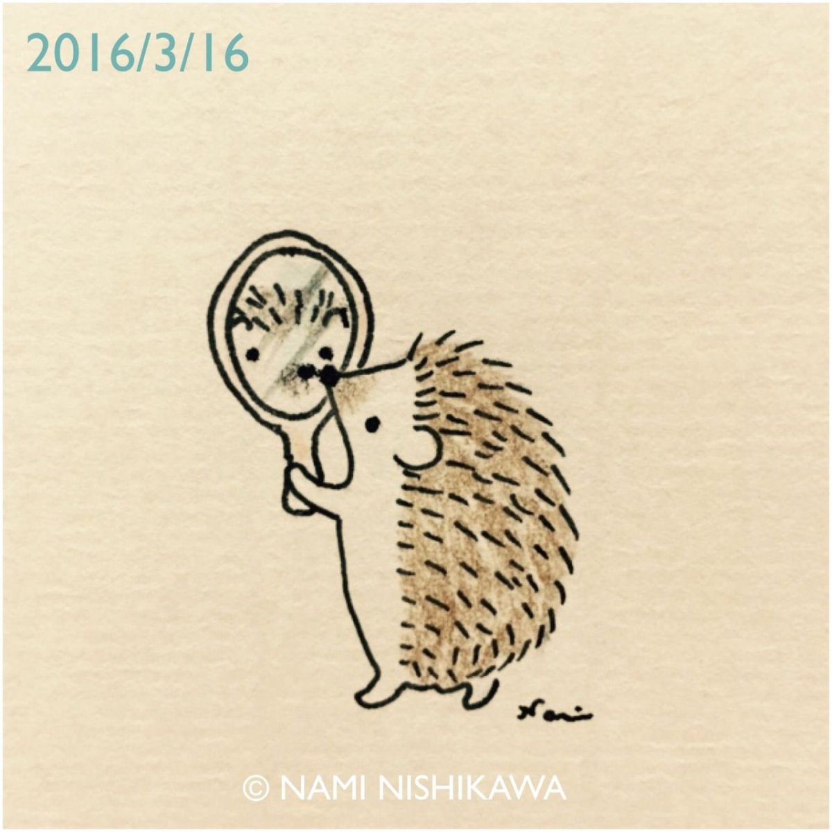 Милый Ежик рисунок карандашом