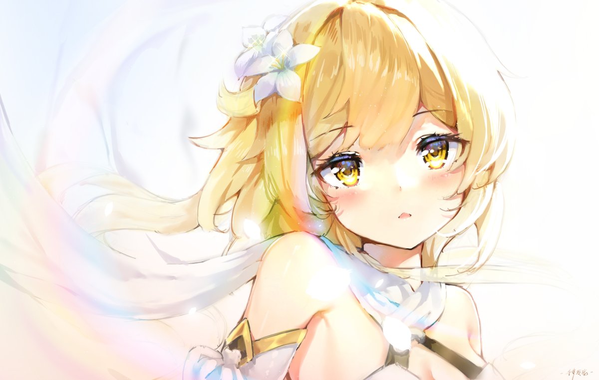 Genshin Impact Lumine Art