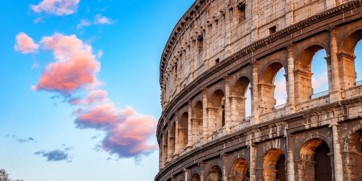 Колизей закат солнце фото