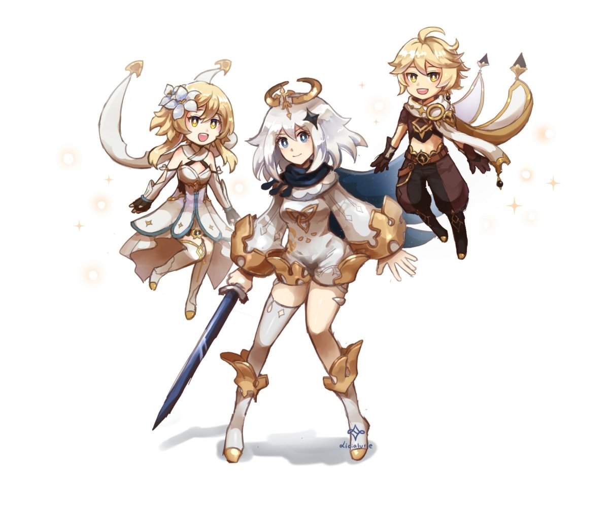 Фан персонажи Геншин Импакт