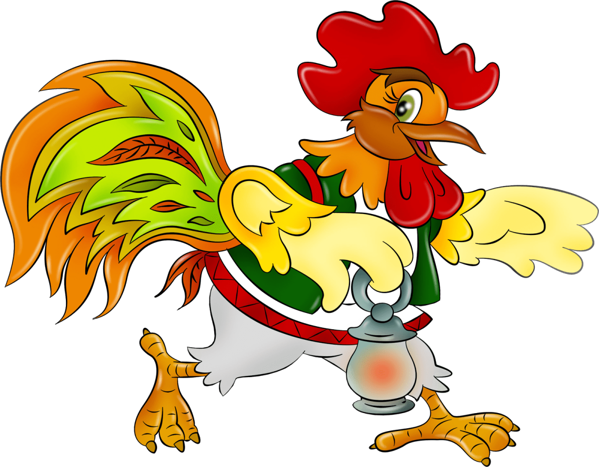 Мультяшные петухи