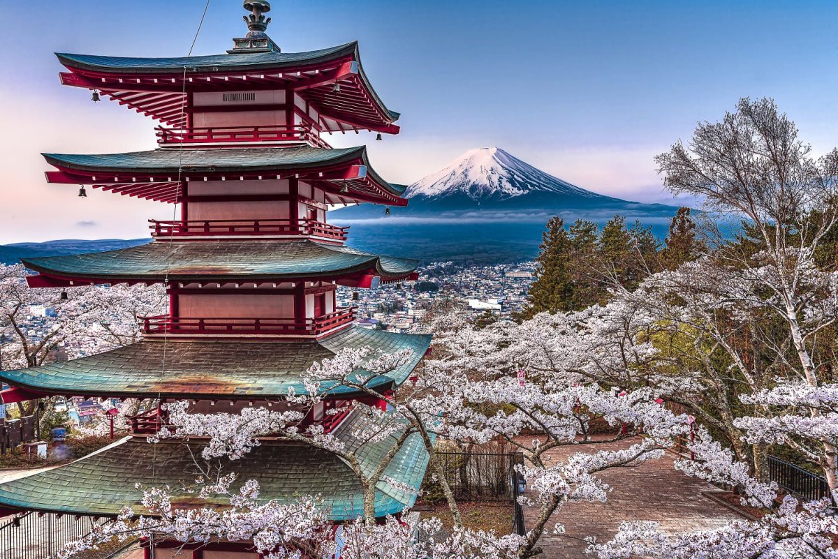 Красивые японские пейзажи