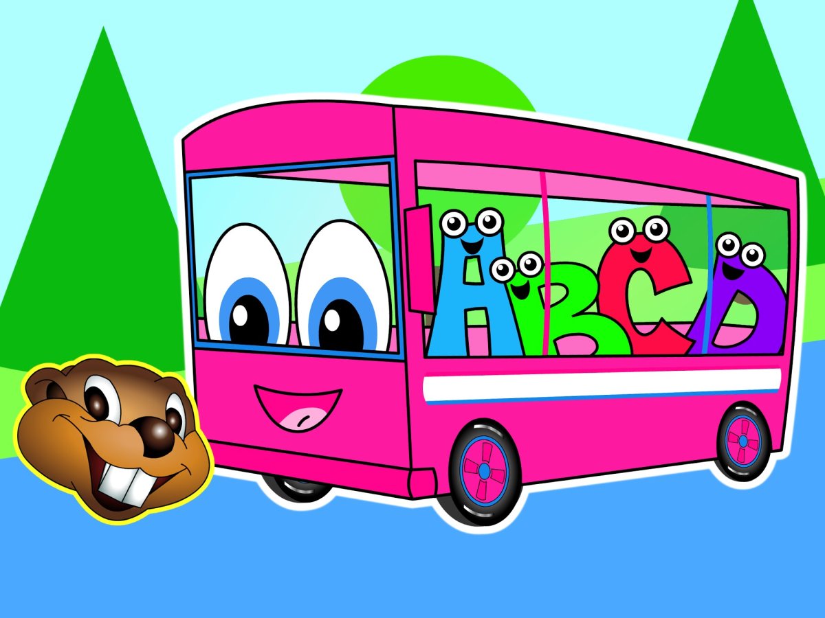 Busy beavers автобус розовый