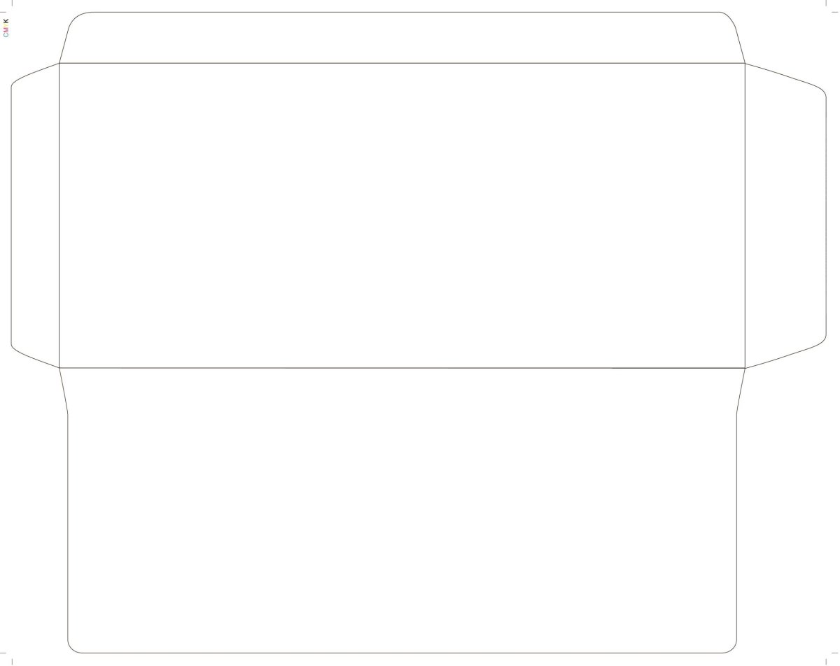 Развертка конверта