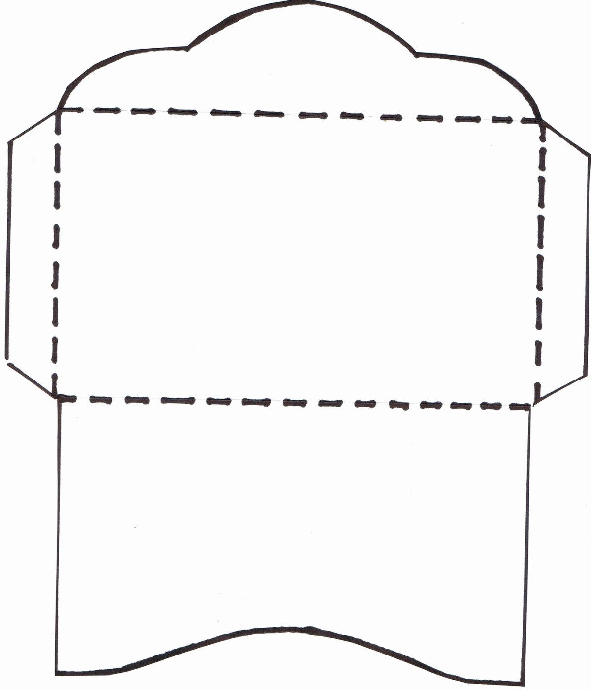 Макет конверта