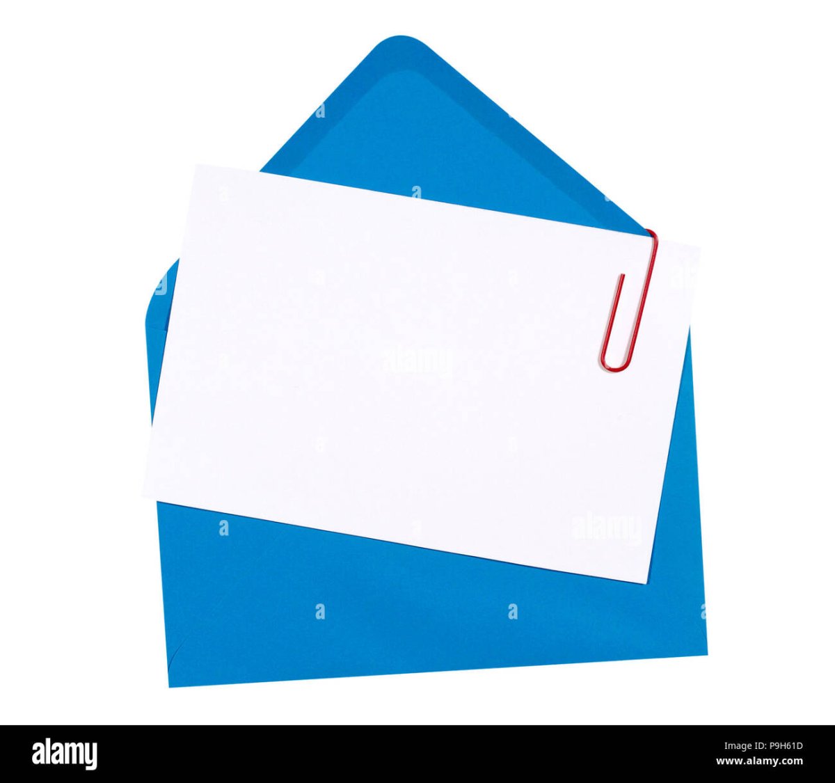 Красивый желто-синий конверт