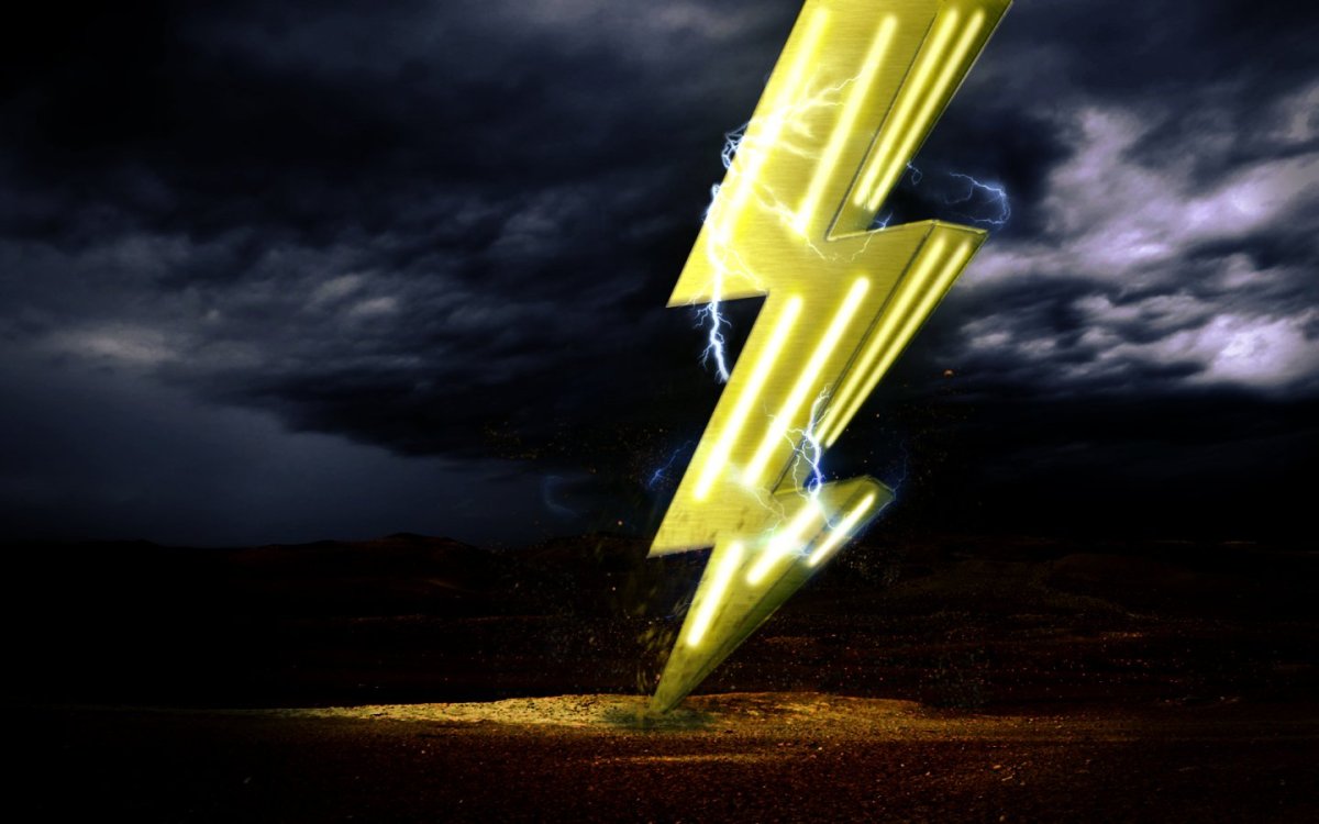 Молния заставка