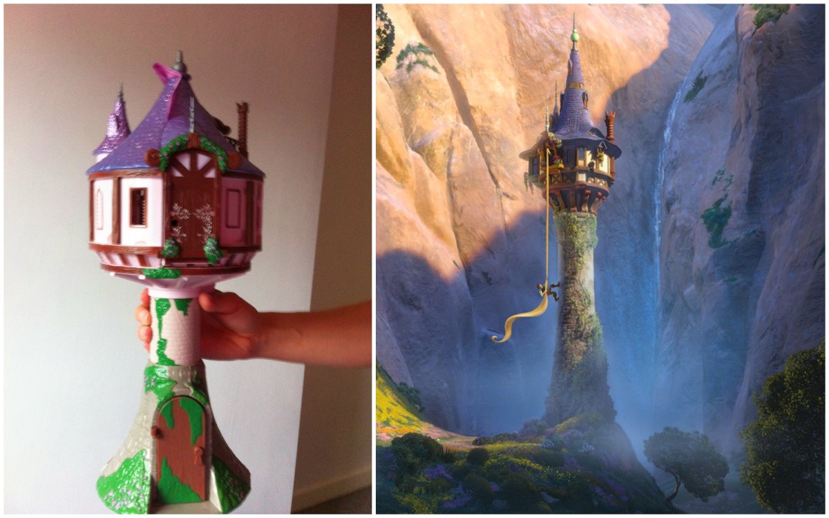 Принцессы Дисней башня Рапунцель