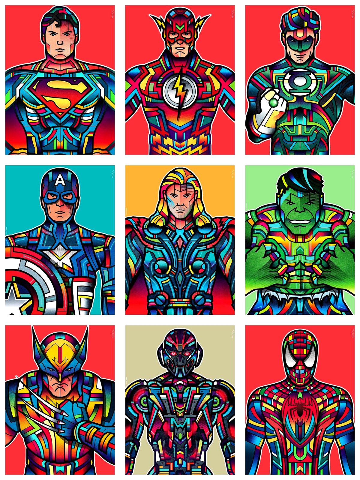 Принты Марвел