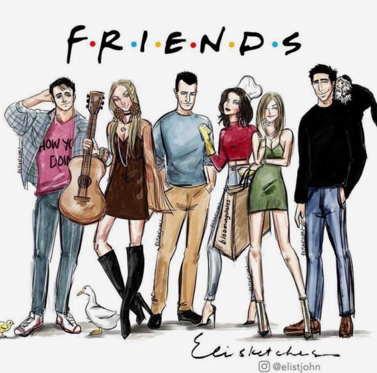 Сериал друзья арты