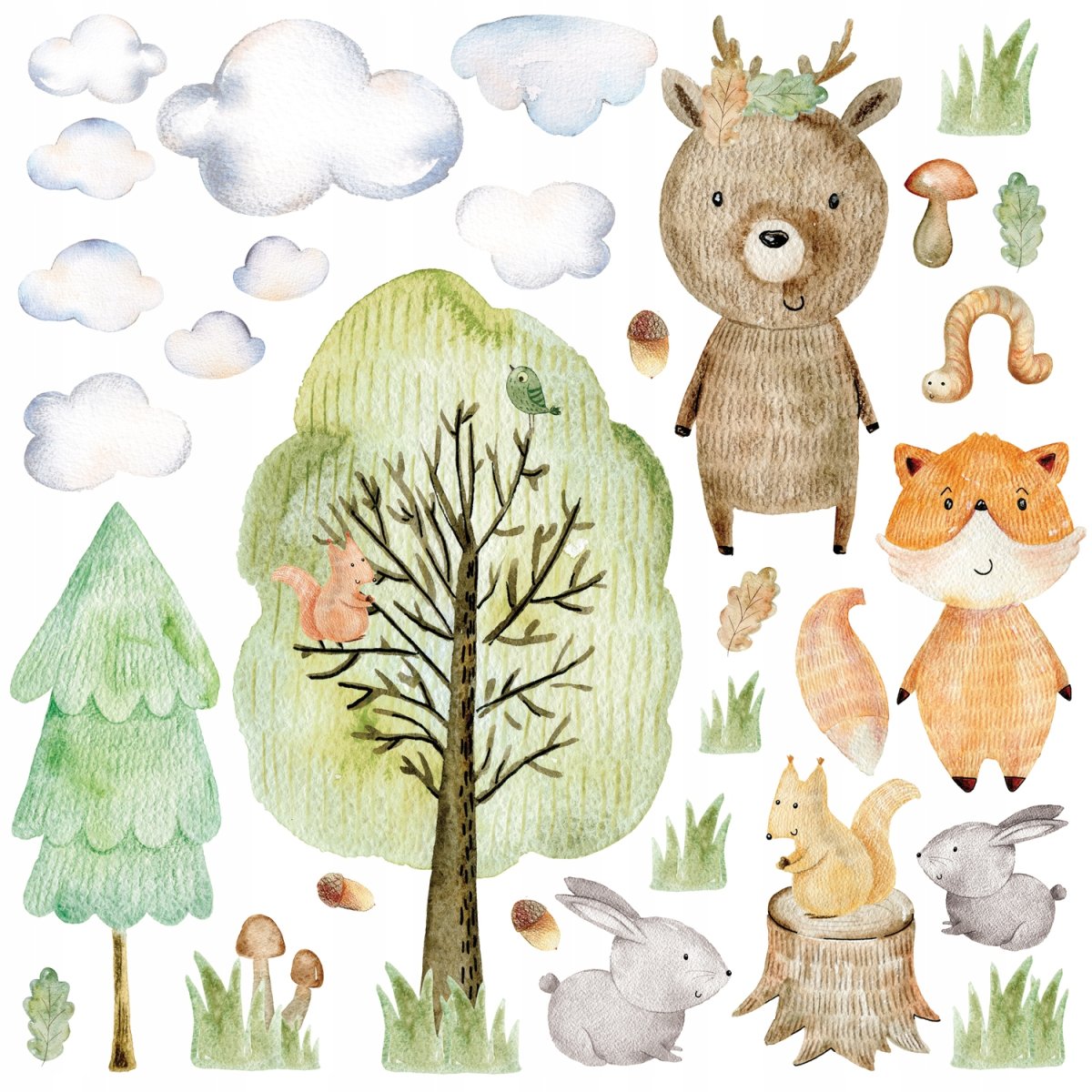 Рисование Лесные жители