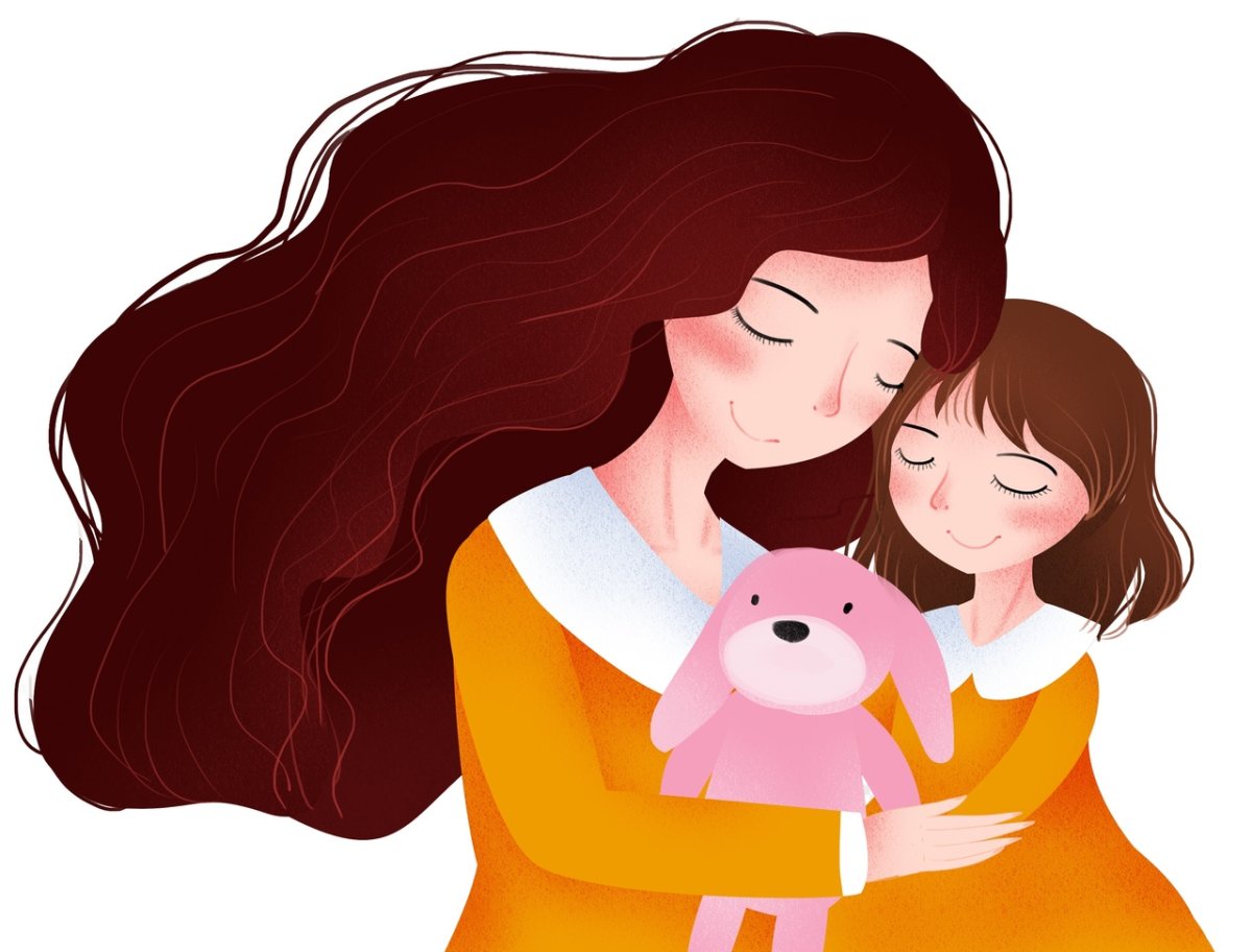 Мультяшная семья из трех человек