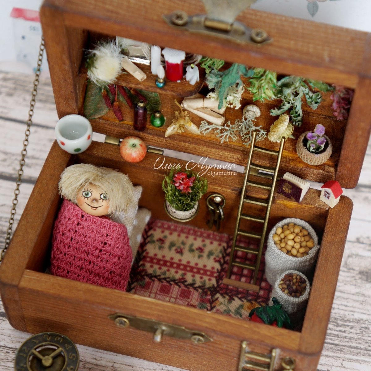 Сундук поделка