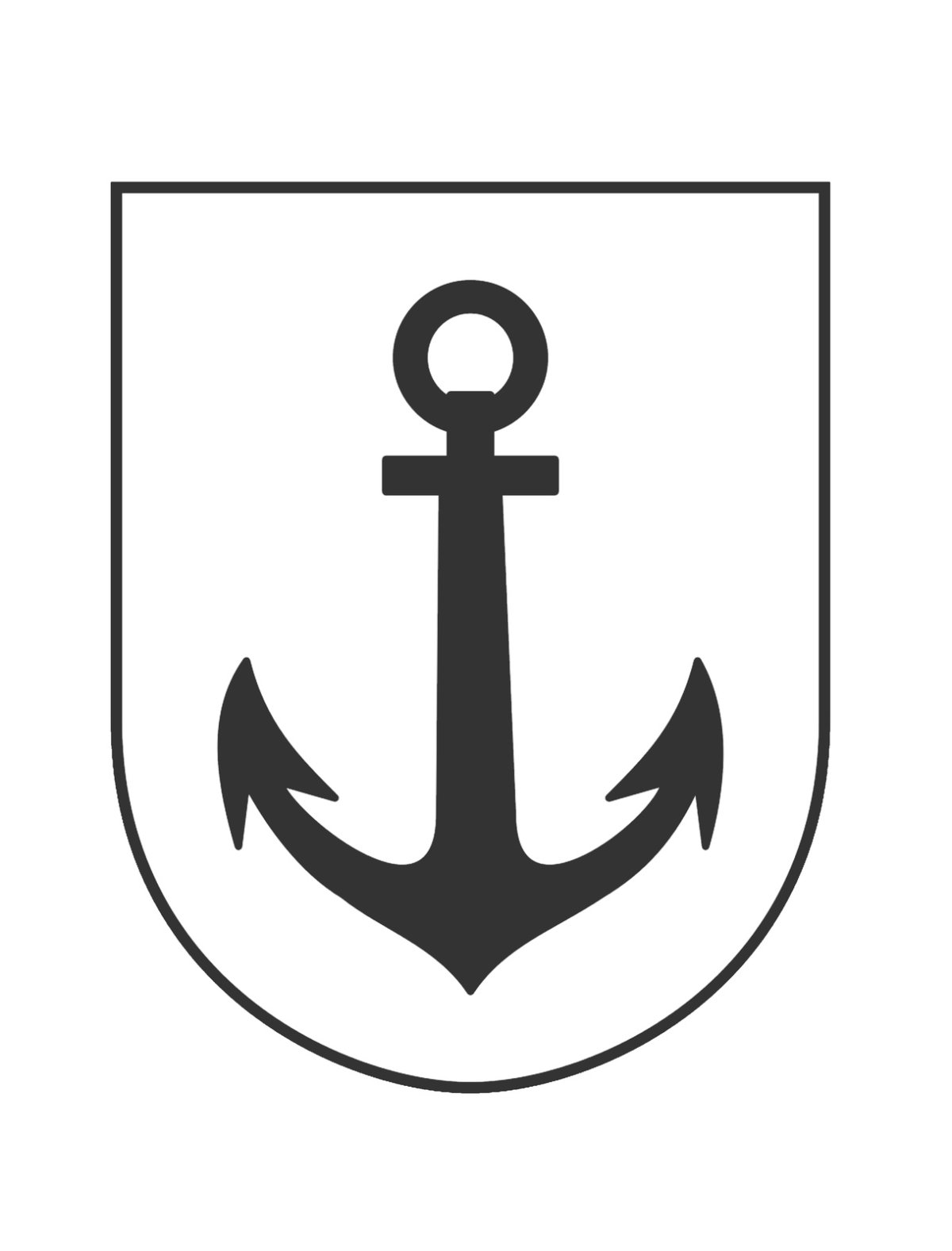 Трафарет якоря