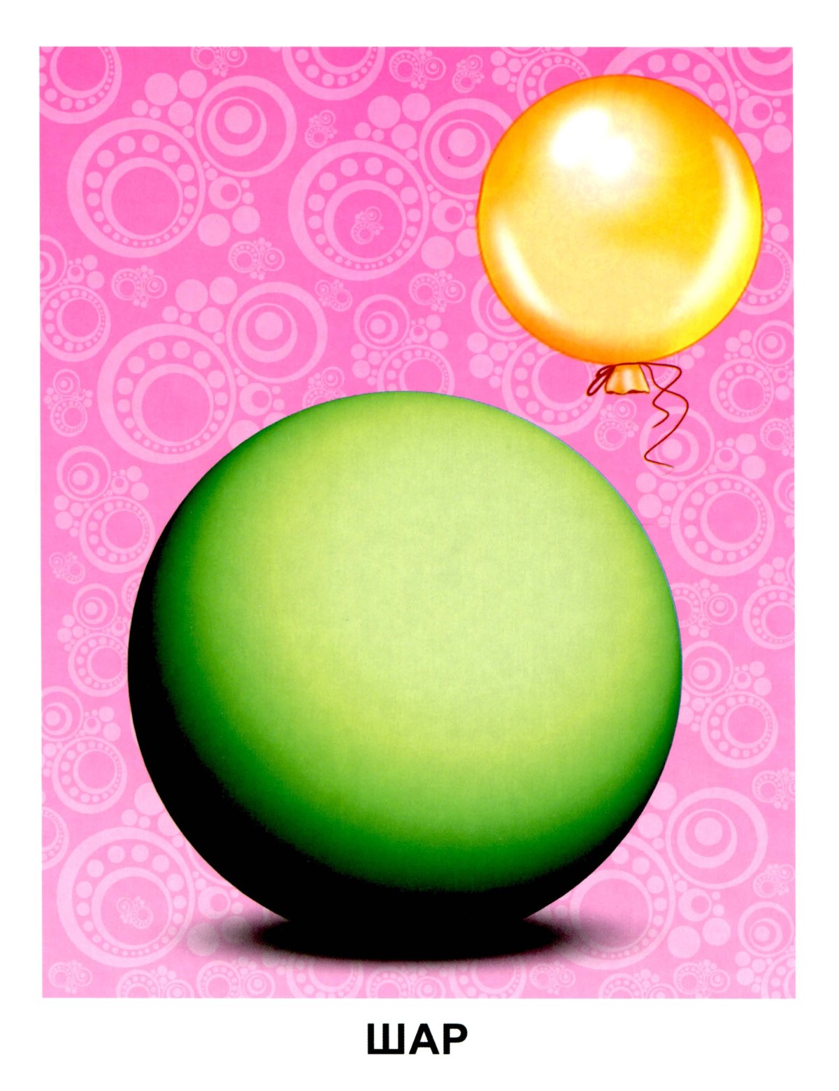 Геометрическая фигура шар для детей
